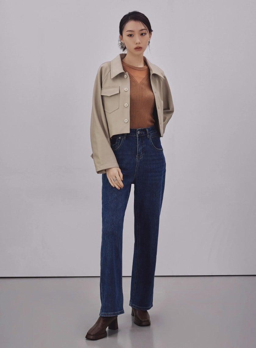 純羊毛微透膚針織上衣